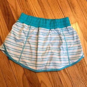 Lululemon striped running skirt